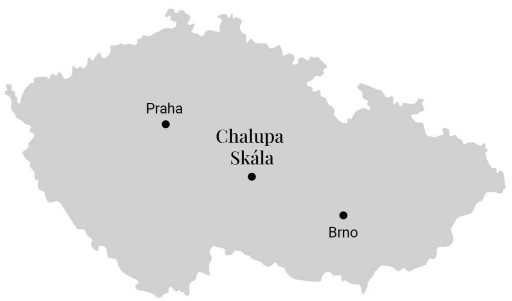 Poloha Chalupa Skála 1827 v rámci České republiky